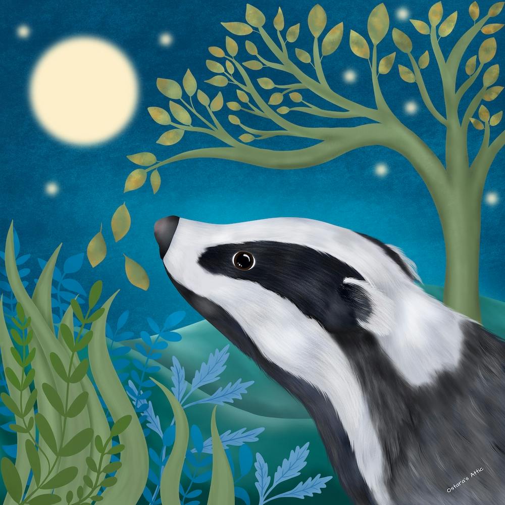 Moonlight Badger Square