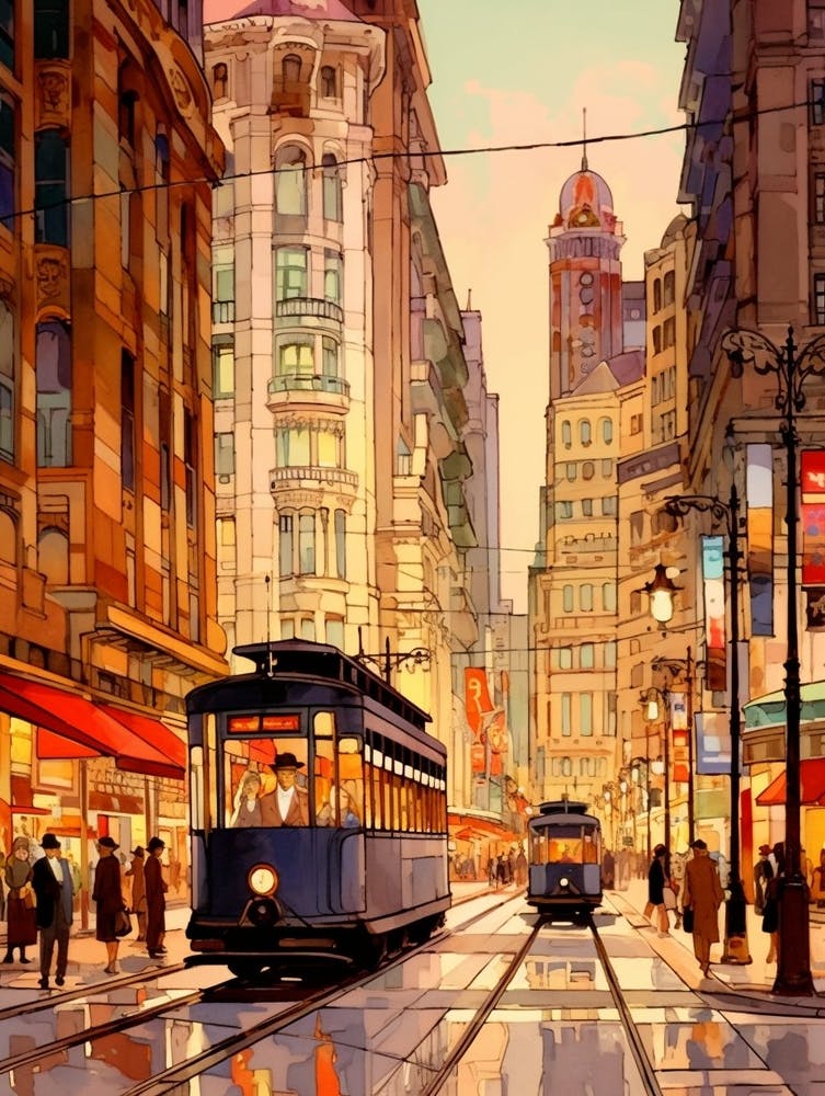 Istikal Avenue Pixel Art 5