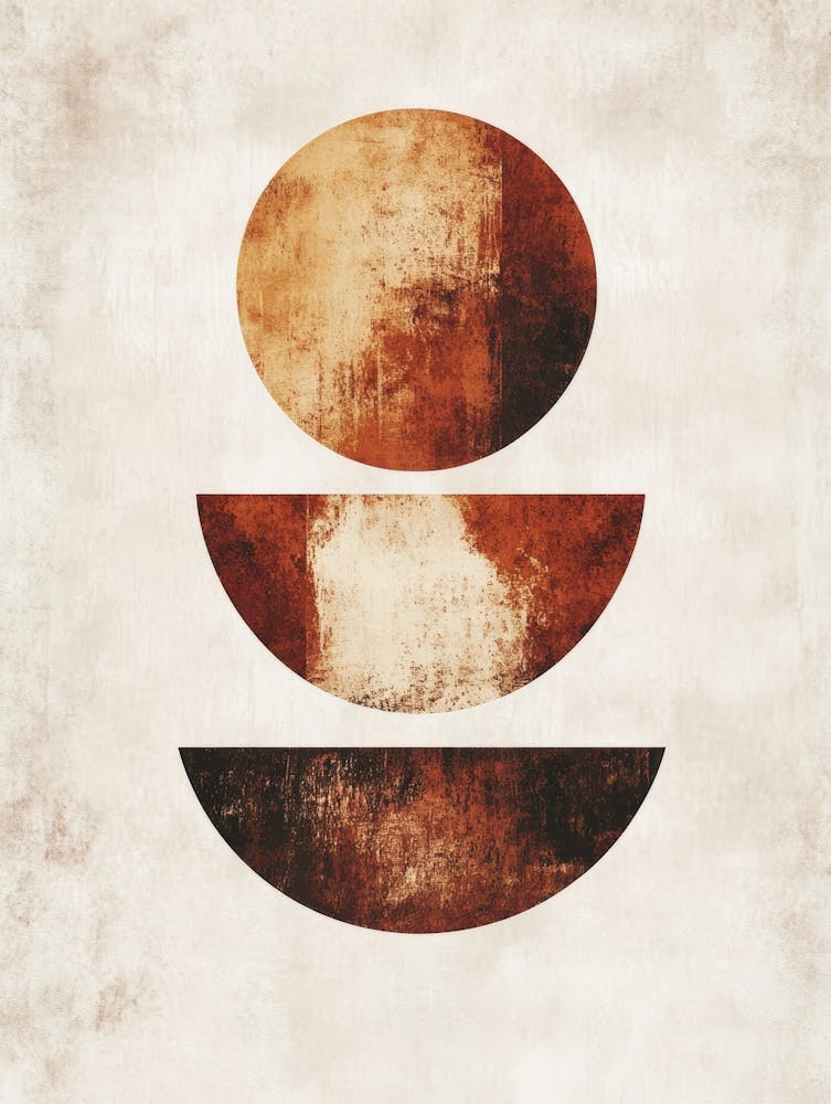 Three Circles Canvas Print 1