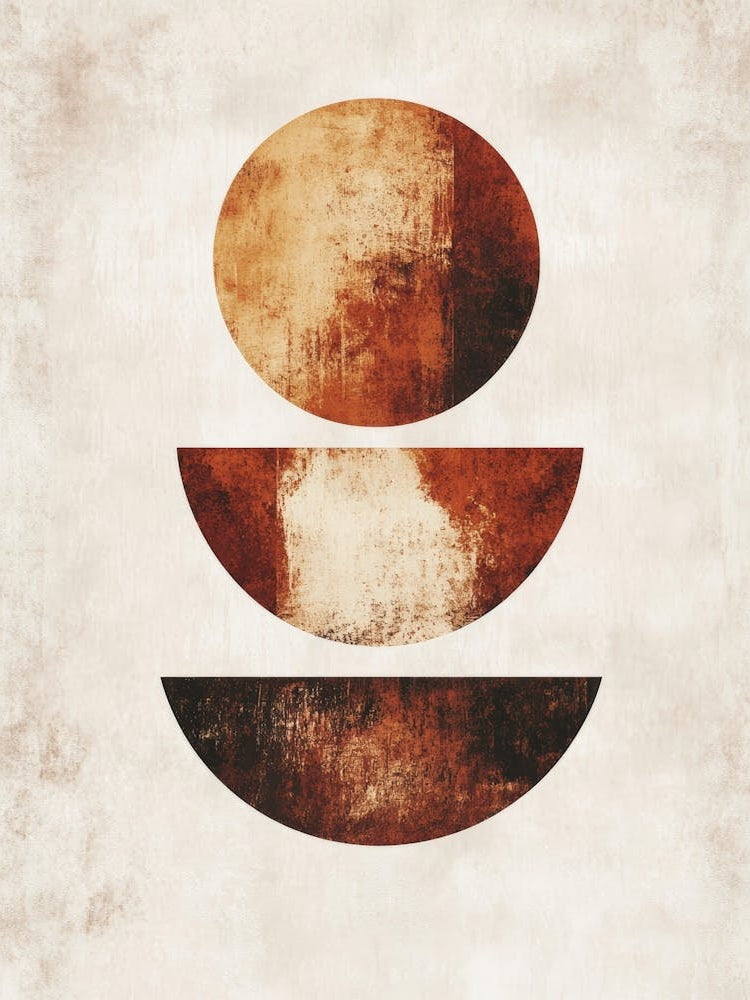 Three Circles Canvas Print 1