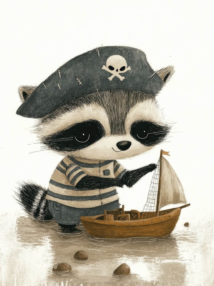 cute racoon