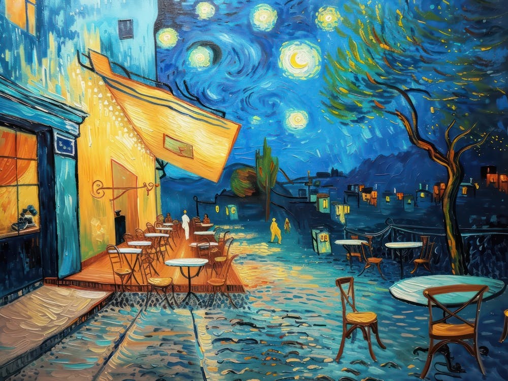 Zeitgenössisches Kunstwerk Inspiriert Von Vincent Van Gogh 6