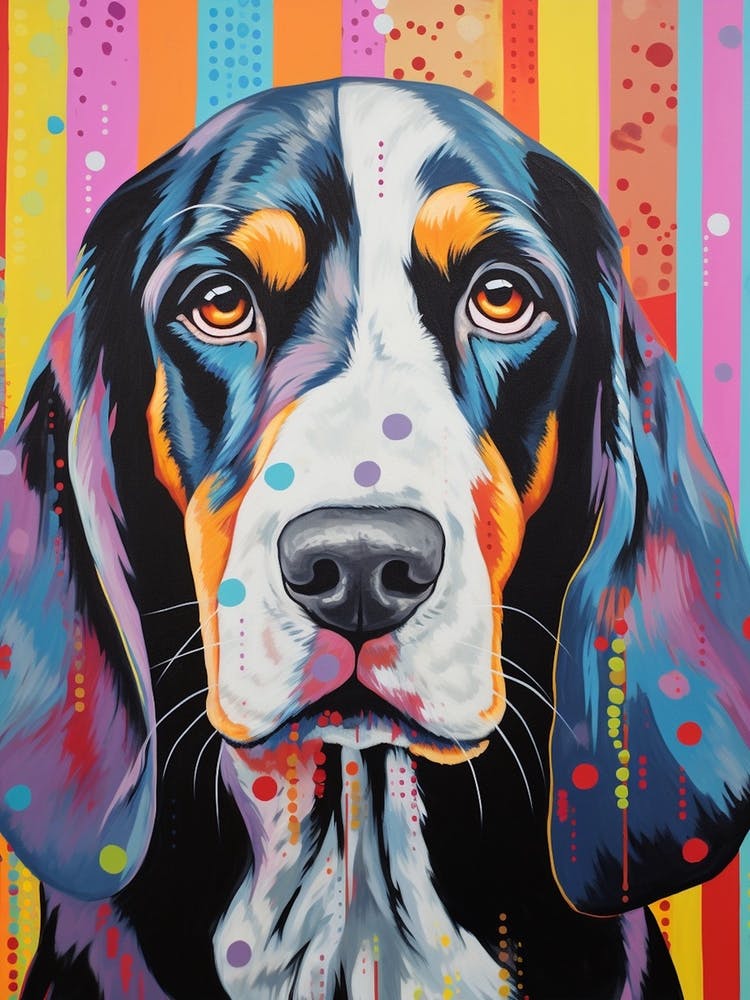 Pop Art Basset Hound 4