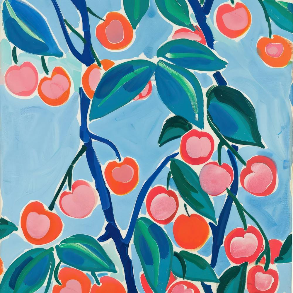 Cherries Matisse Style 11