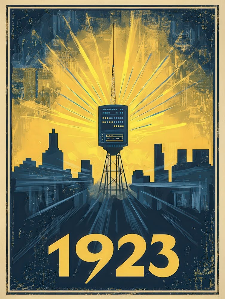 Aihrgdesign A Vintage Technology Poster Celebrating The Wides 38114f39 6278 4858 808f 8211539f2d5d 0