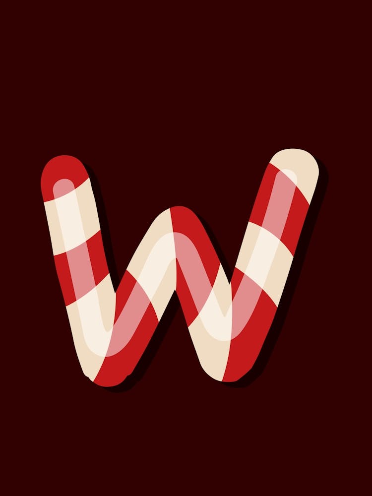 Candy Cane Christmas Letters Living Room Holiday Display 23