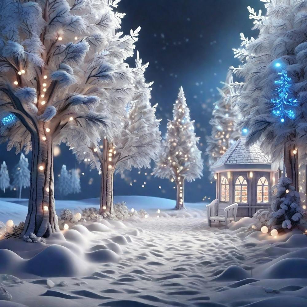 Leonardo Diffusion Xl A Realistic Snowy Winter Christmas Scene 1