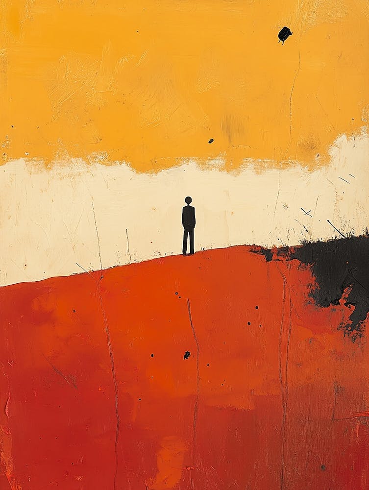 Homme Sur Une Colline 1