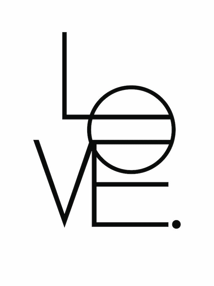 Love Svartvit