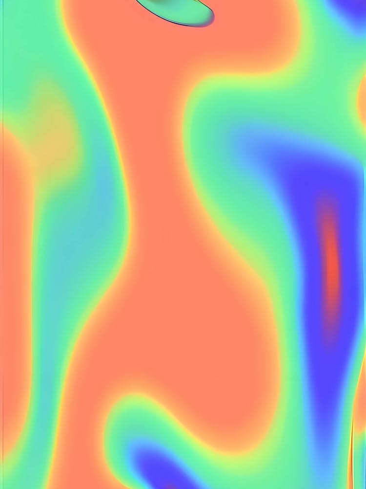 Rainbow Aura Abstract