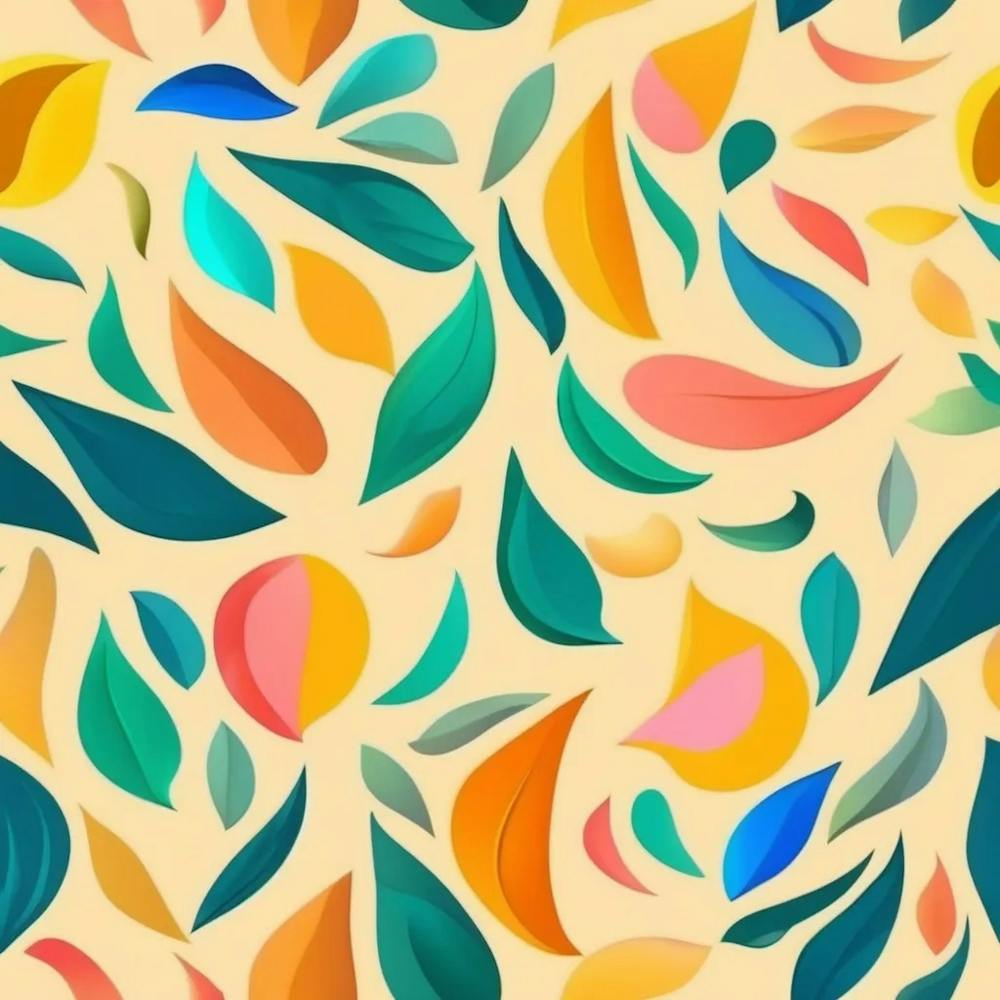 Abstract Leaves Pattern