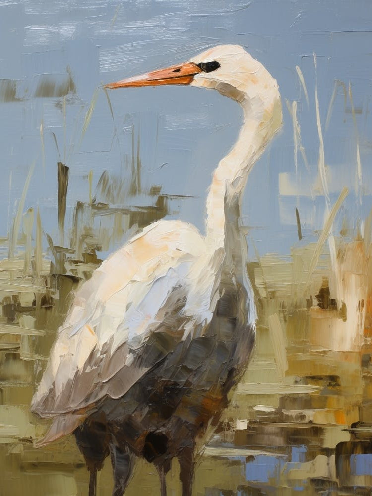 Bird Painting Crane 2