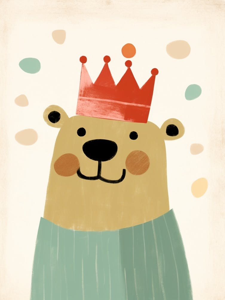 Little Beaver 3 Wearing A Crown