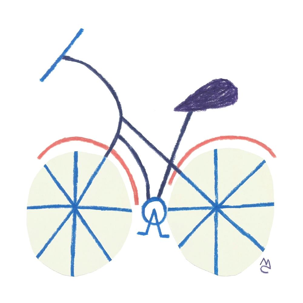 Fahrrad 6 Quadrat