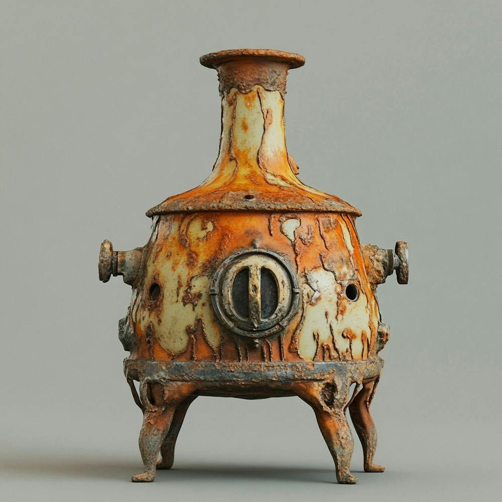 Antique Stove 3d Model