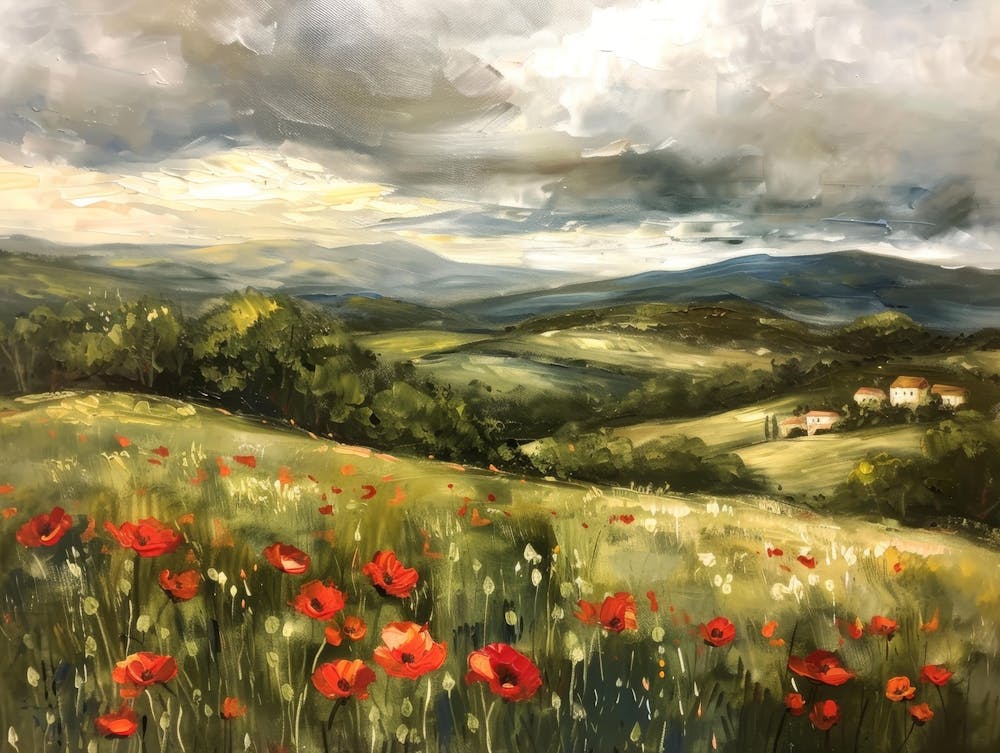 Poppies In Tuscany 4
