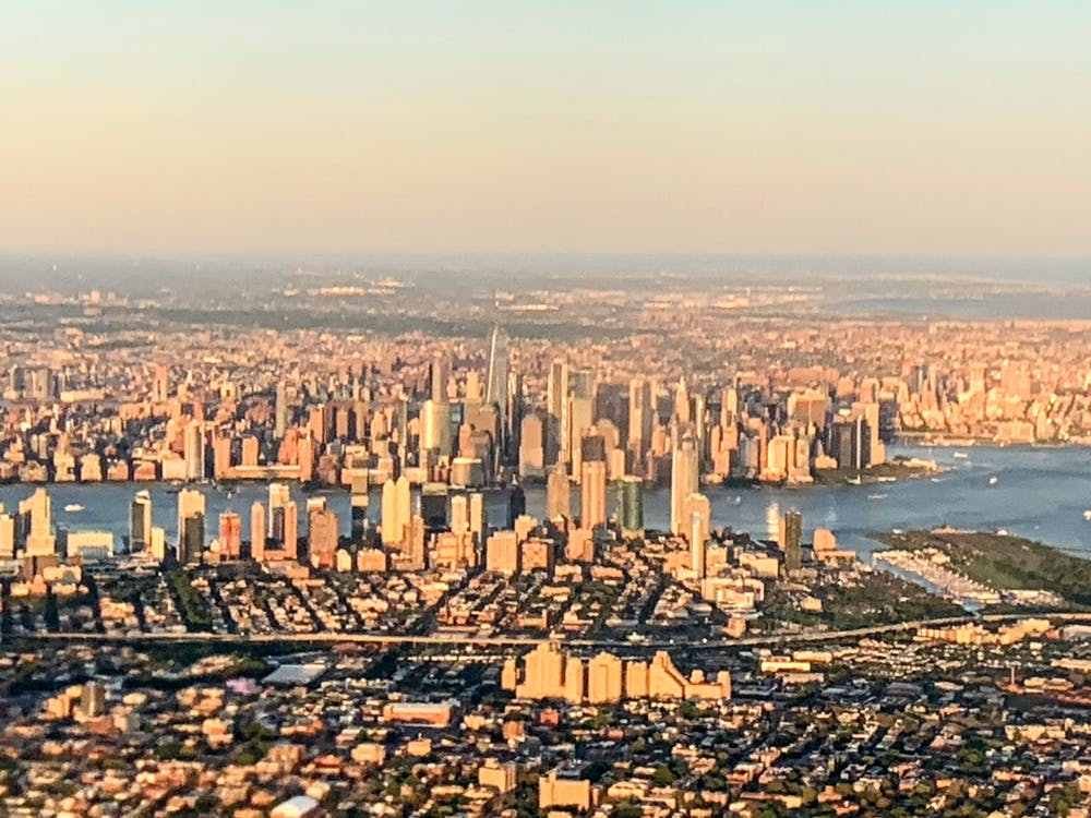 Aerial View Of New York City