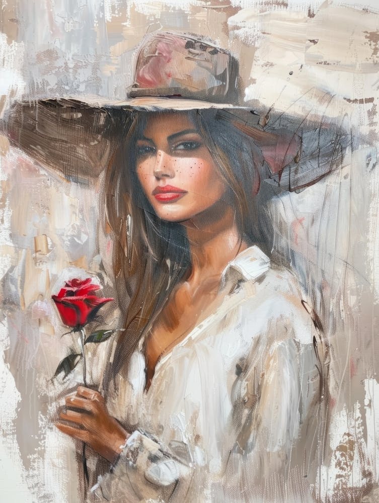 Woman In A Hat 84
