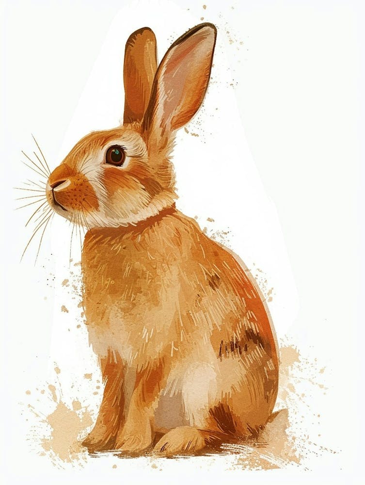 Havana Rabbit Nursery Illustration 5