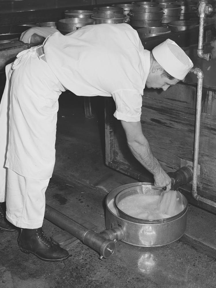 Untitled Photo, Possibly Related To Draining Off The Whey In Making Cheese At The Tillamook Cheese Plant, Tillamo