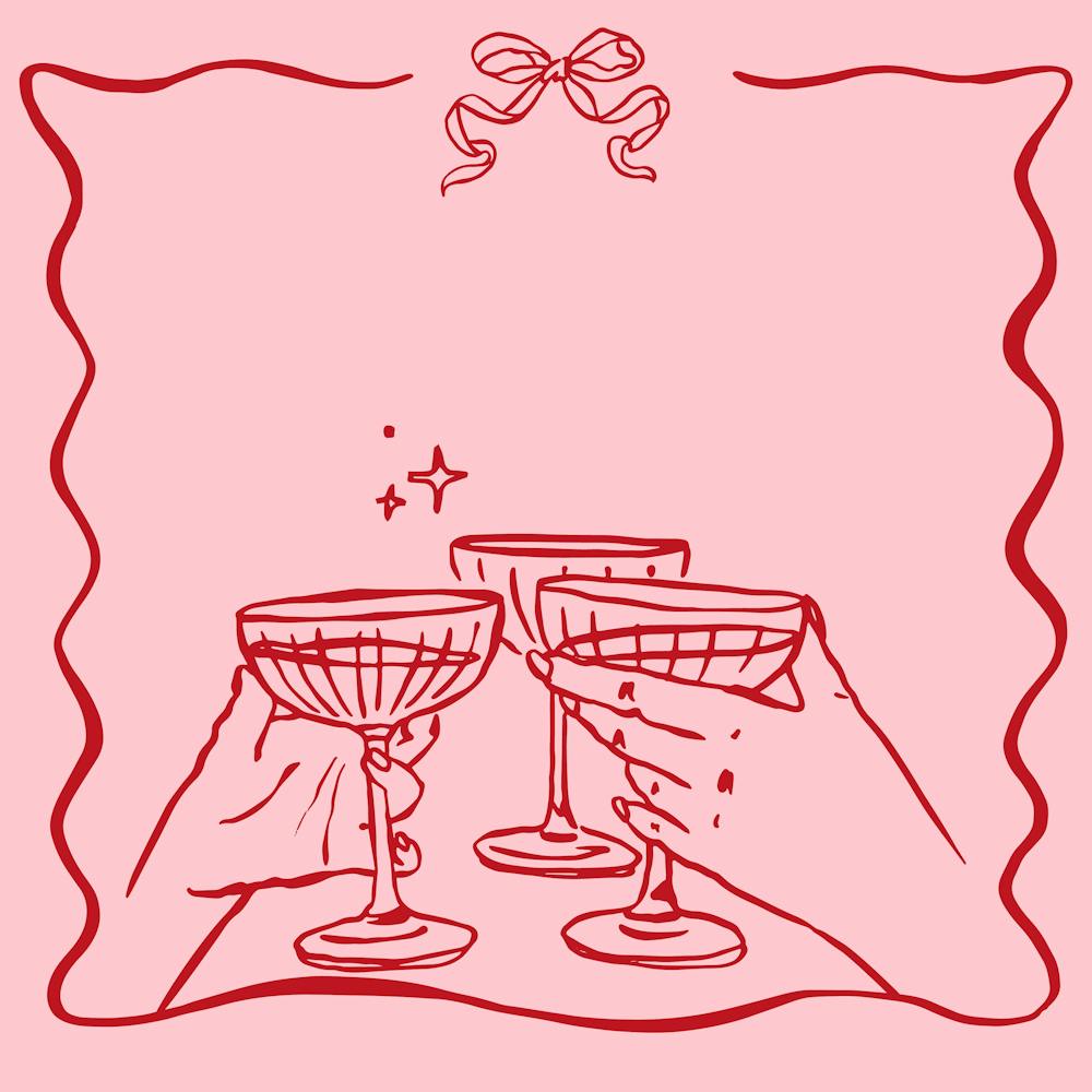 Cheers - Cocktails and Bows