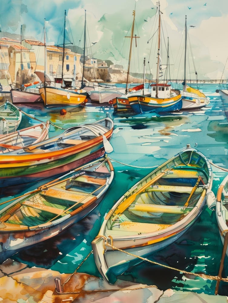 Boats In The Harbor 13