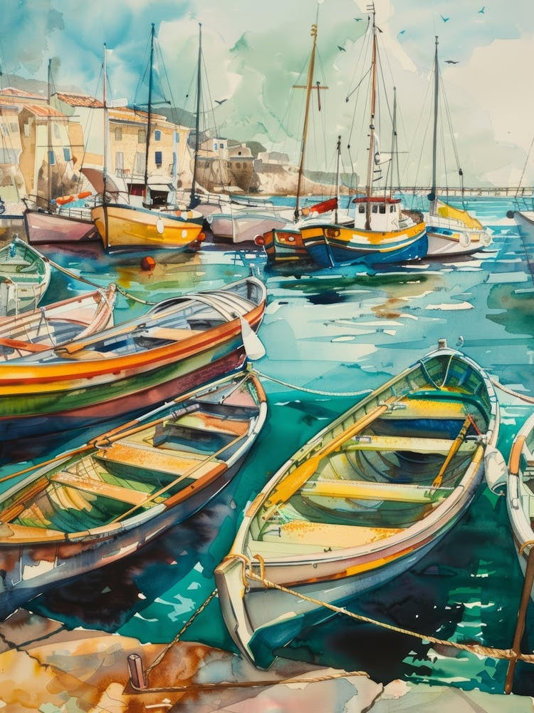 Boats In The Harbor 13