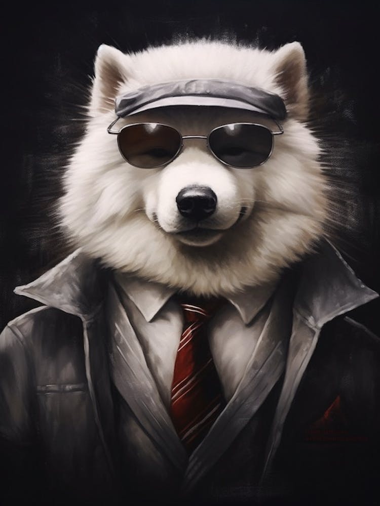 Gangster Dog Samoyed