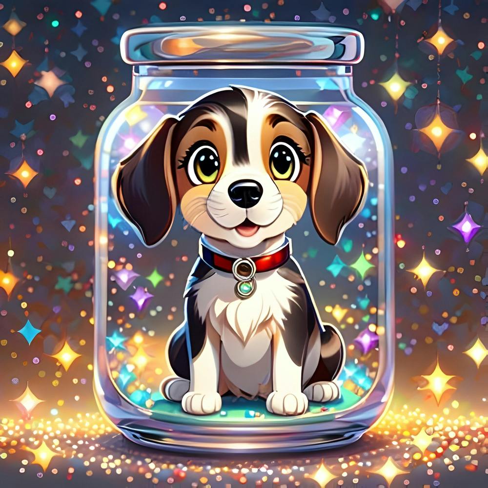 Beagle In A Jar