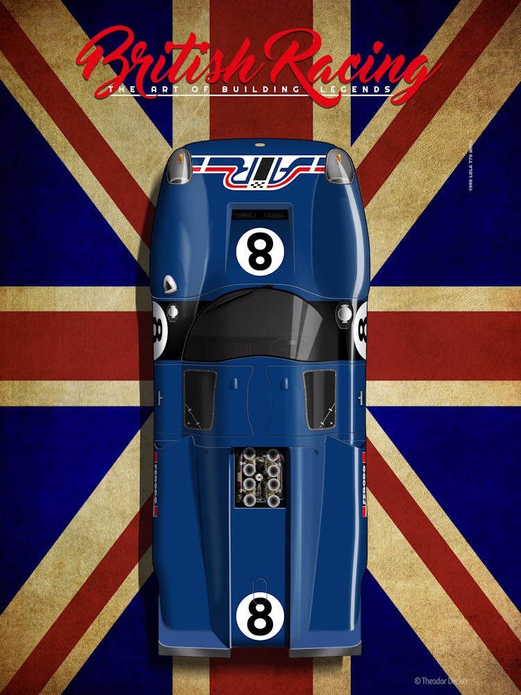 British Racing Lola T70 MK3B No.8