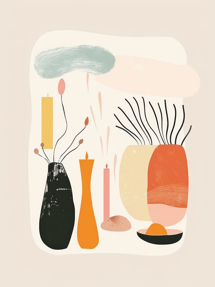 Abstract Vases And Objects 1