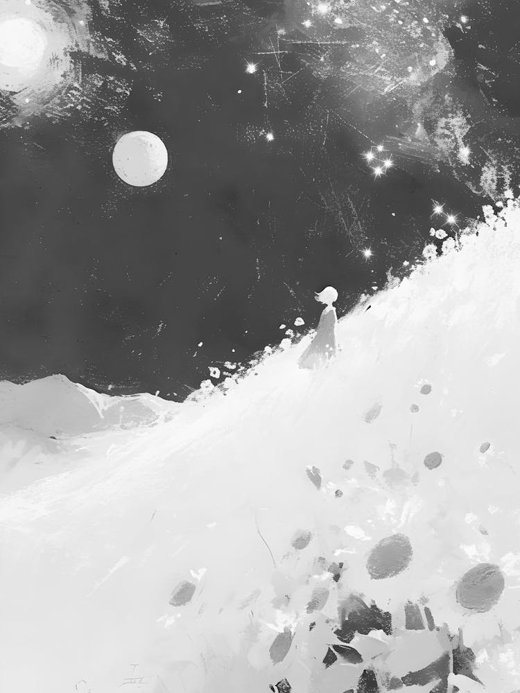Black And White Painting 84