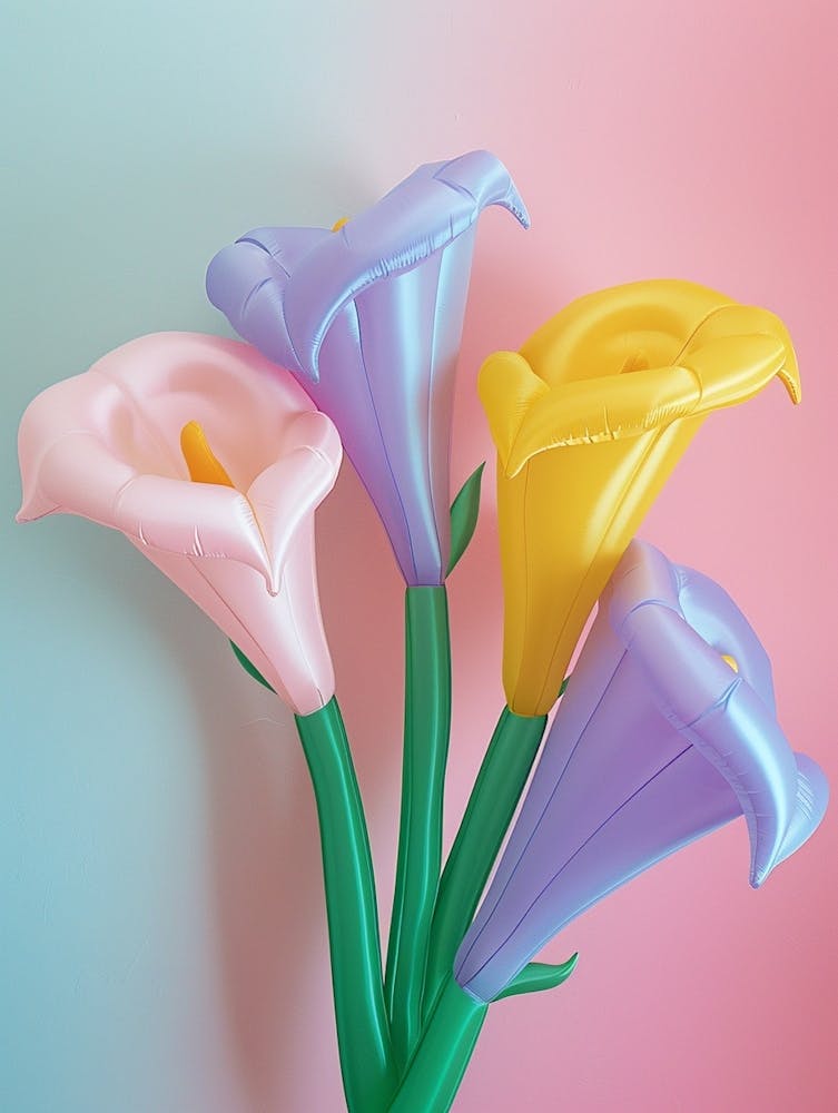 Verträumte aufblasbare Blumen Calla 2