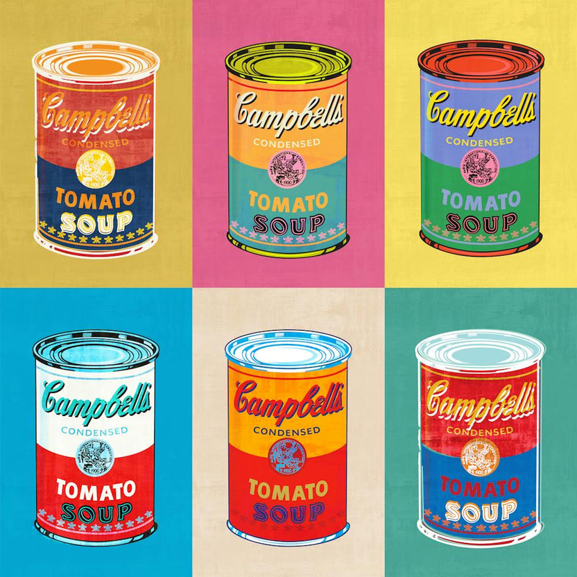 Six pack soups |Pop Art Digital. Vector creation | Pop Art World 2025
