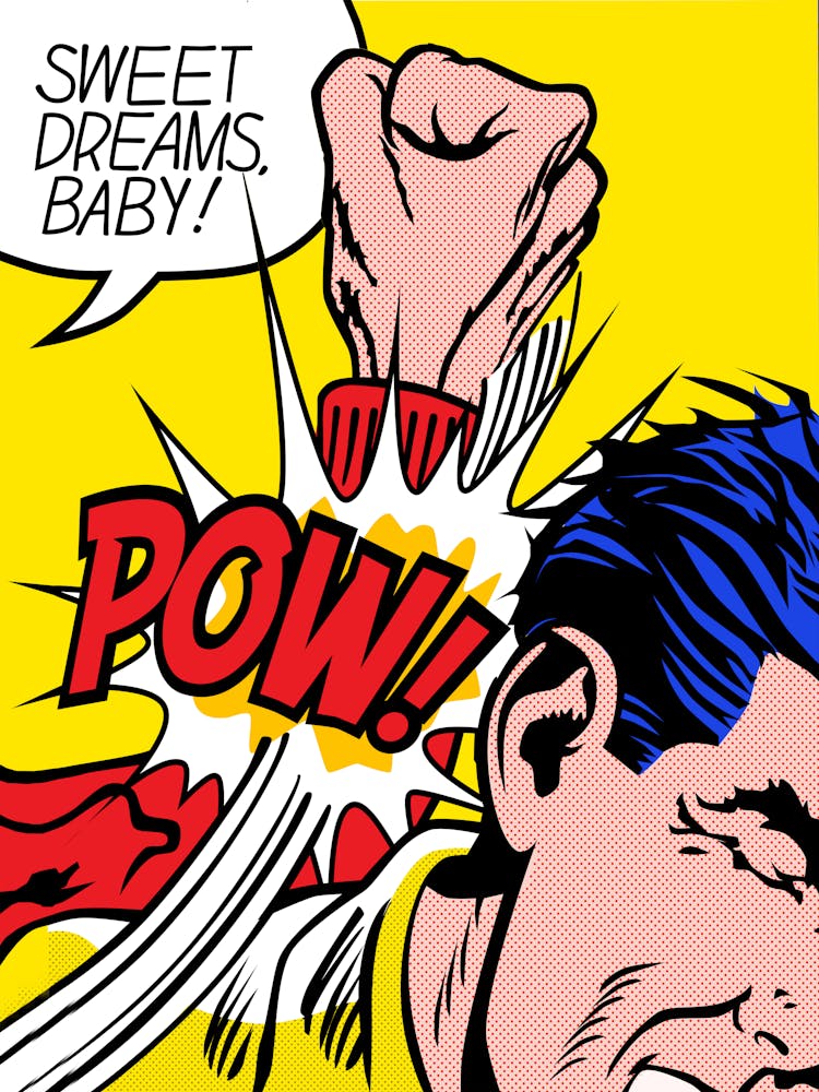 POW!! | POP ART Vectorial creation, Roy Lichtenstein style | THE BEST OF POP ART, NOW IN DIGITAL VERSIONS! Prints with bright colors, sharp images and high image resolution.