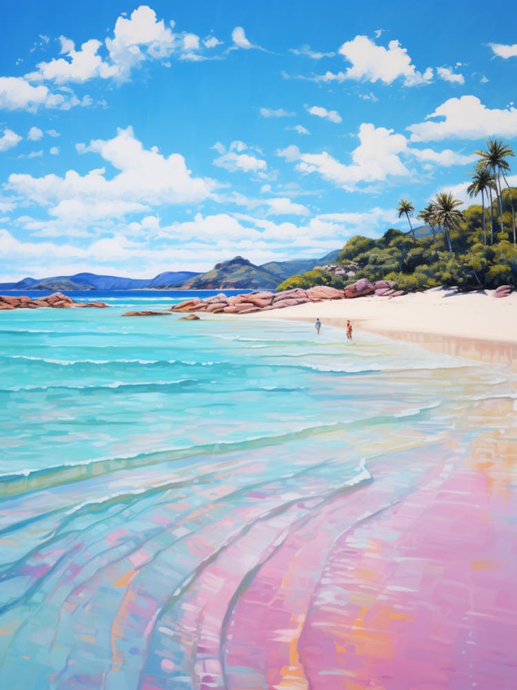 An Oil Painting Of Whitsunday Islands Australia 3