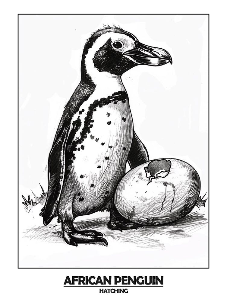 Penguin Hatching Poster 3