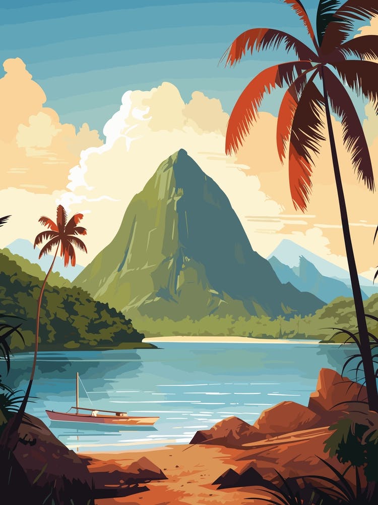 Pitons St. Lucia 1
