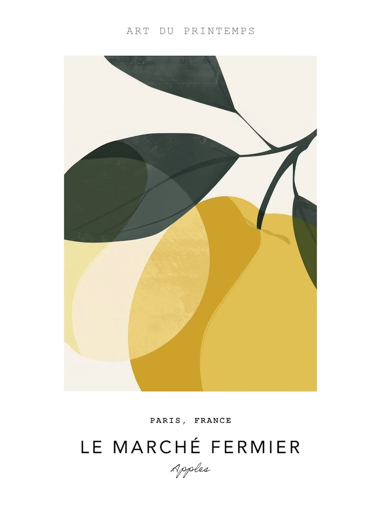 Apples Le Marche Fermier Poster 5