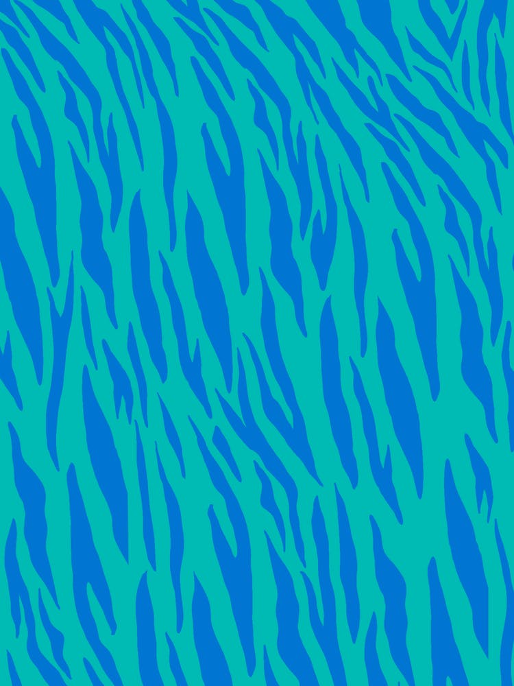 Blue animal print 