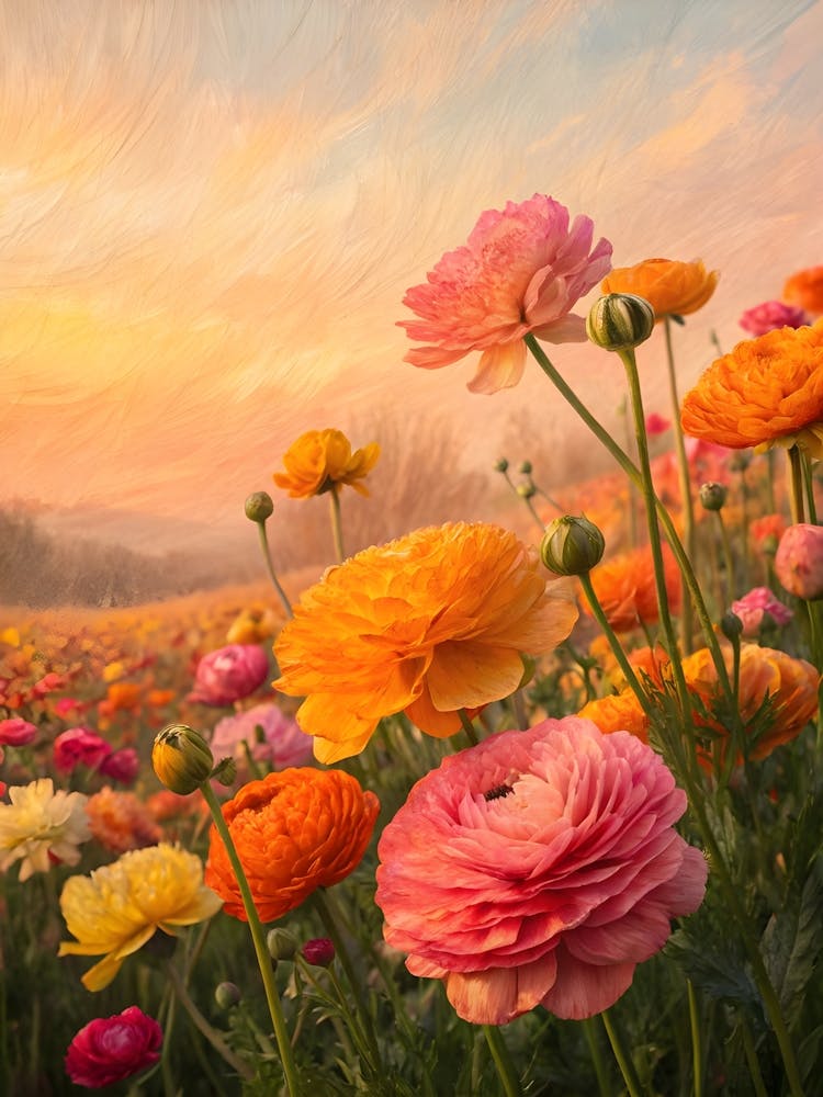 Sunset Flowers 6