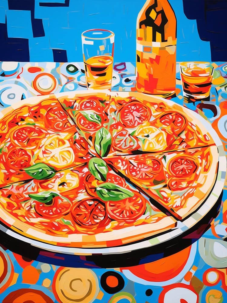 Pizza Pop Art inspiriert 2