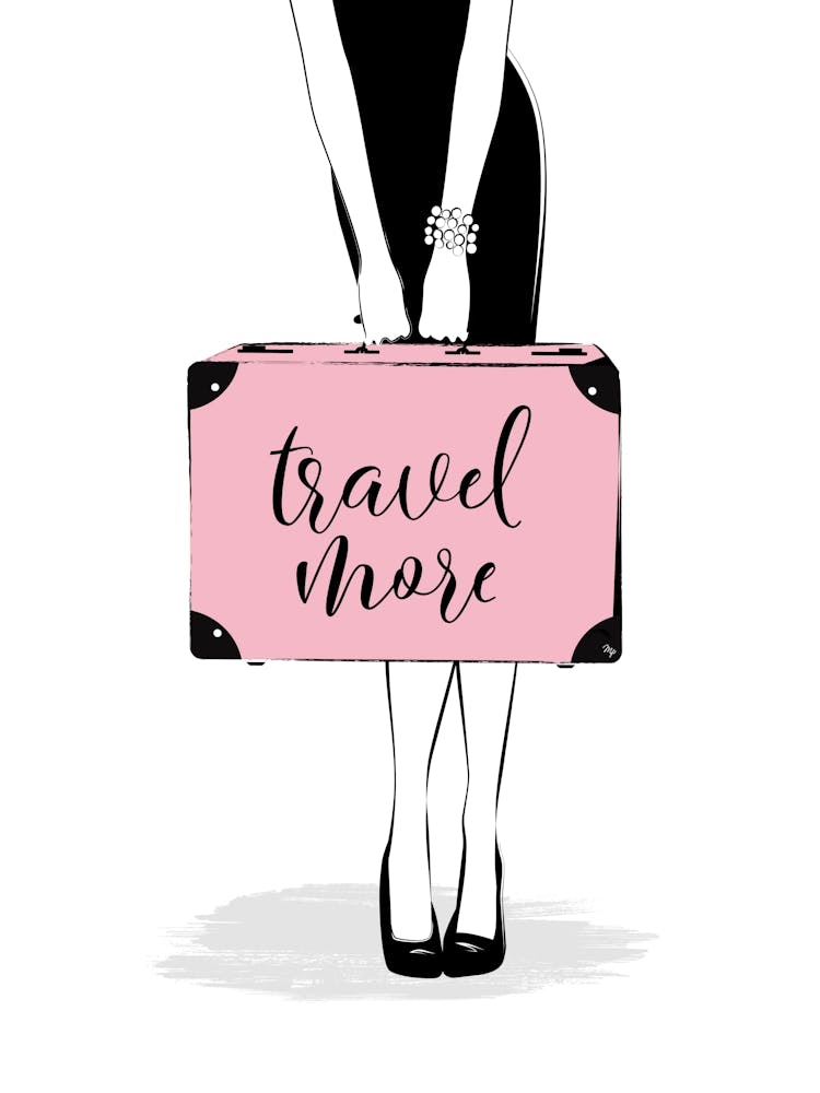 Travel More Quote illustration