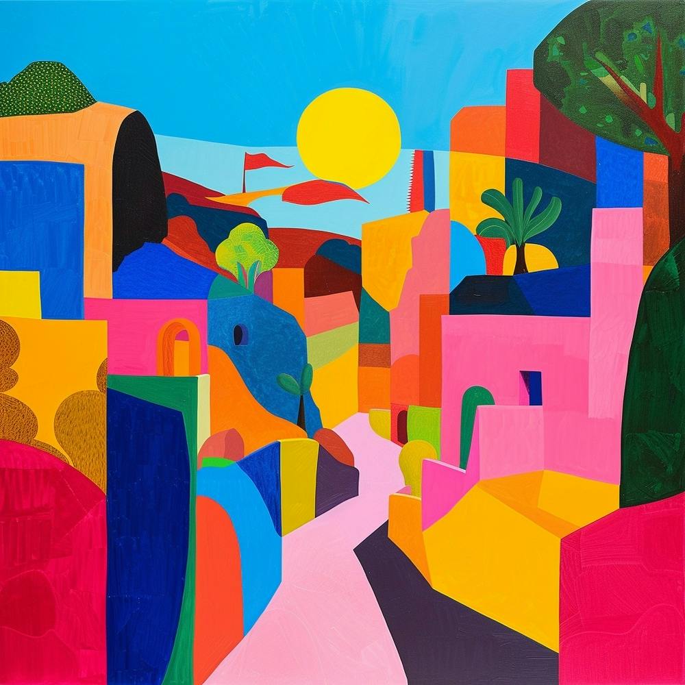 Abstract Travel Collection San Salvador El Salvador 1