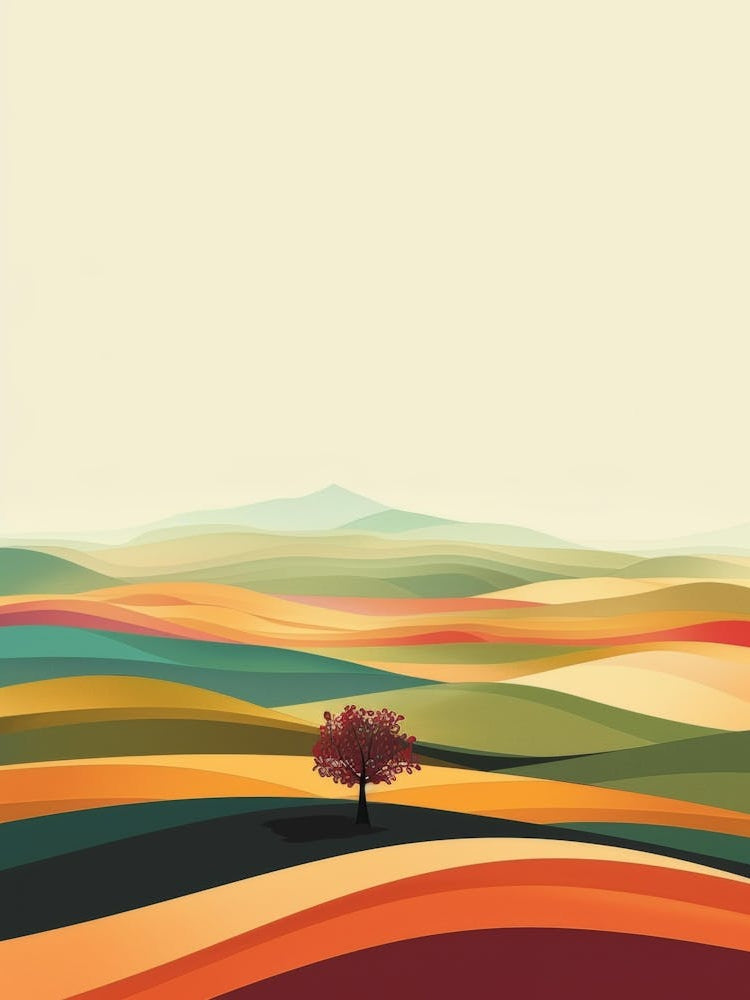 Landscape With A Tree