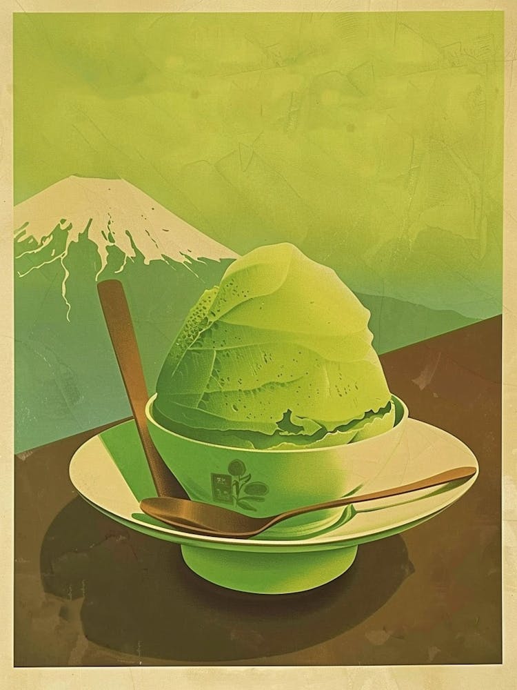 Matcha Ice Cream Mid Century Modern 2