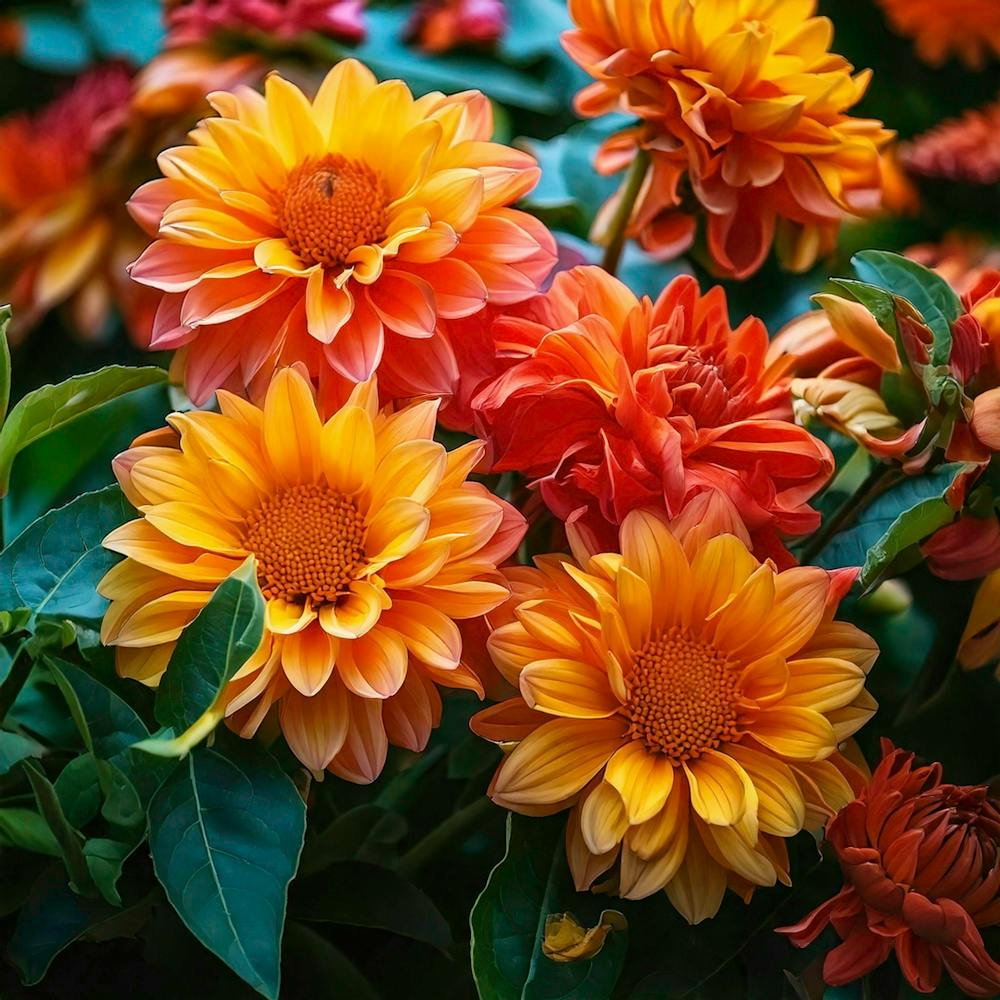 Firefly Vibrant Blooms Flowers With Bold, Saturated Colors For A Lively And Energetic Feel 2