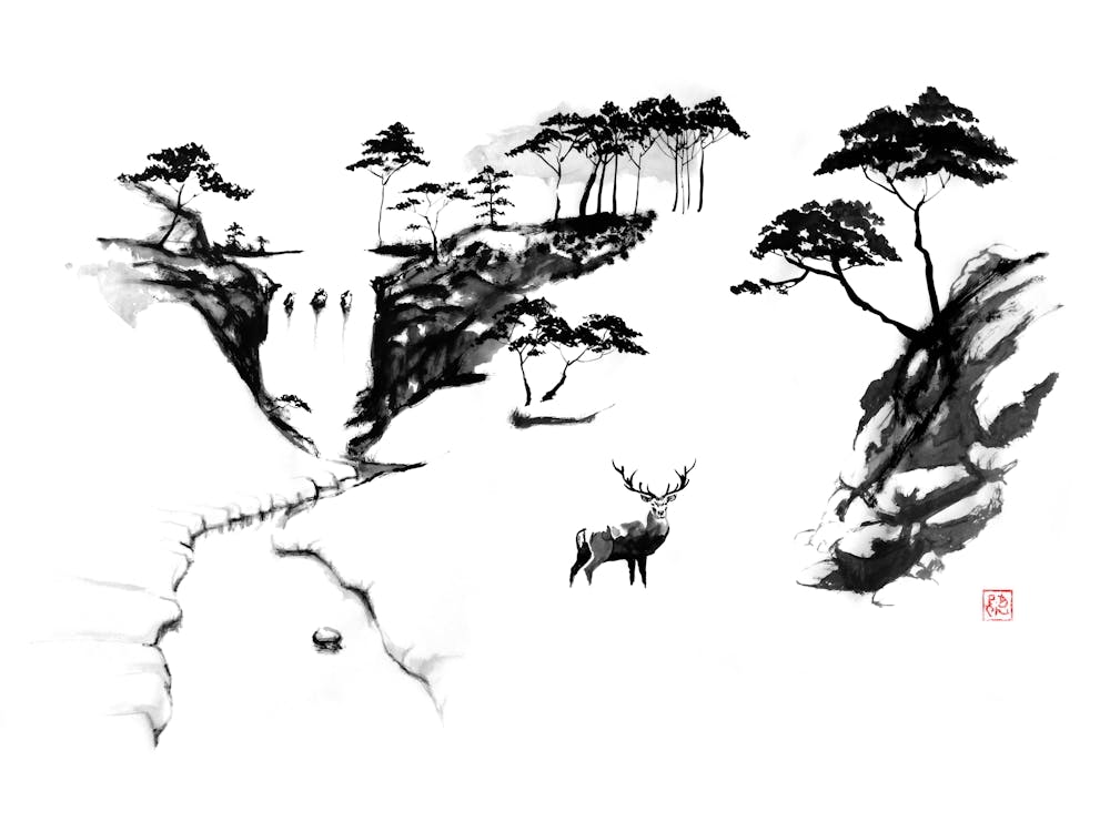 Deer In The Snow