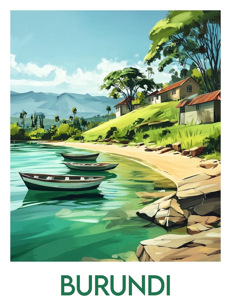 Affiche de voyage Burundi 1