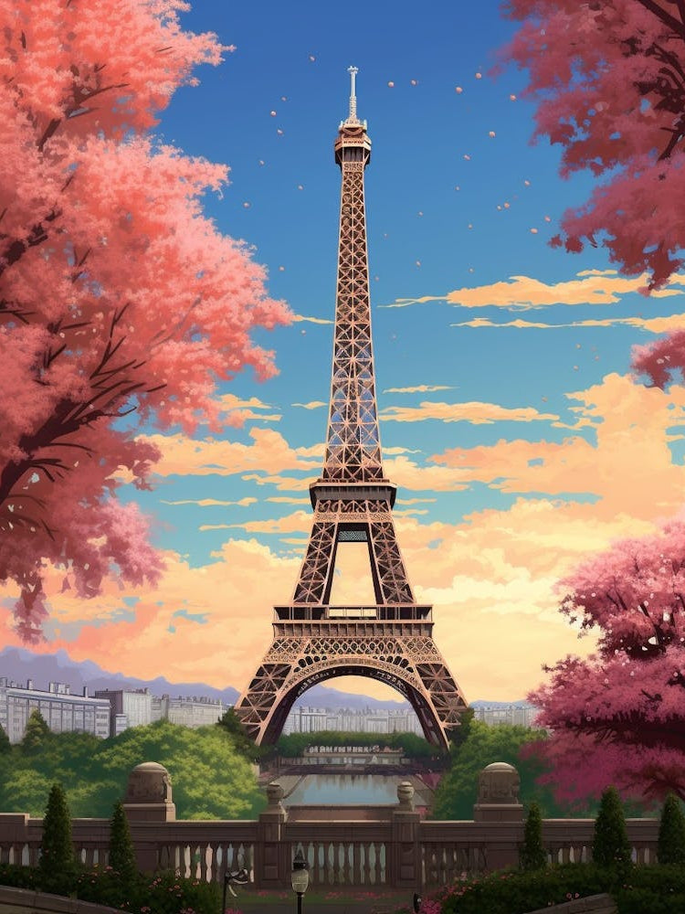 Eiffel Tower Pixel Art 2